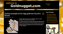 Desktop Screenshot of goldnugget.com